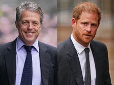Hugh Grant backs Harry’s call for new police investigation into Murdoch media empire